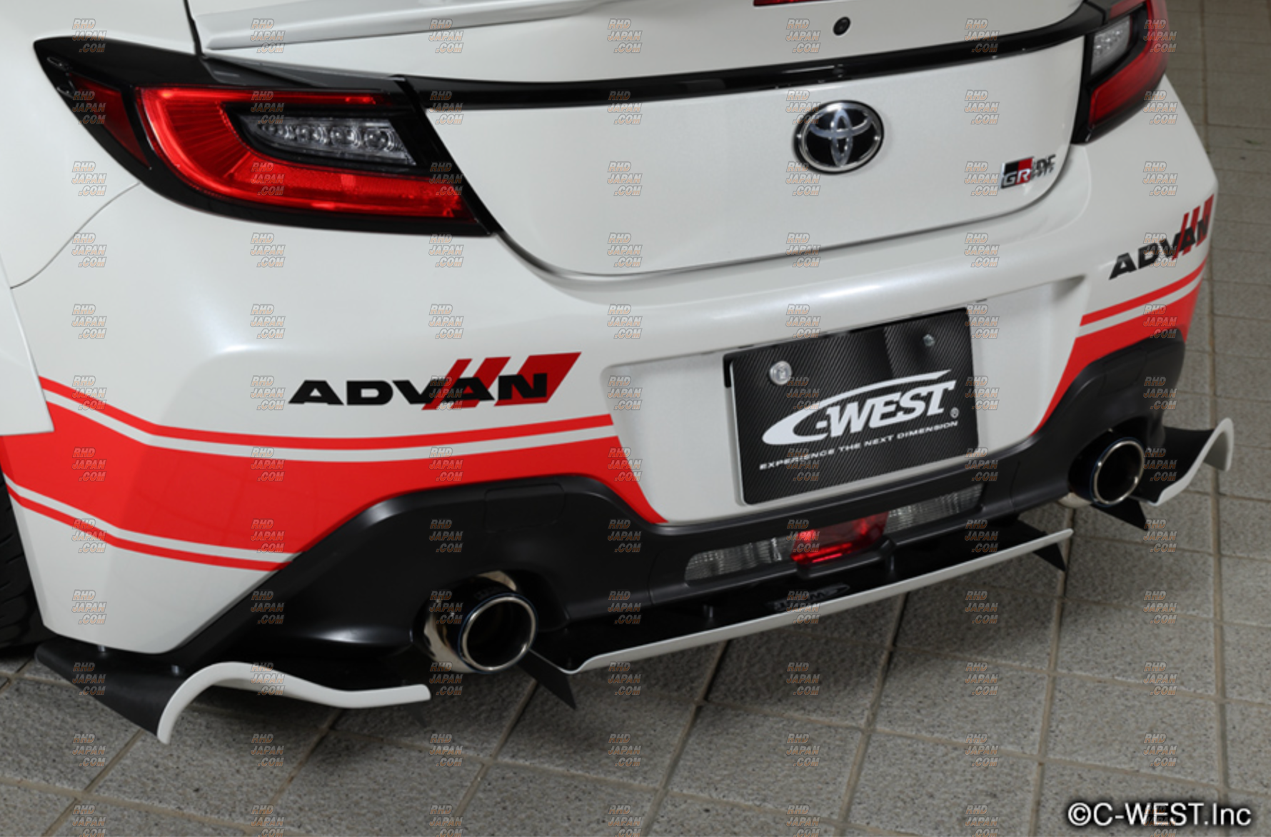 C-West Rear Diffuser PFRP - GR86 ZN8